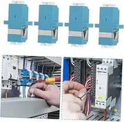 CIYODO 10pcs Simplex Optical Fiber Adapters Couplers Durable Single Mode Fiber Optic Connectors for Network Communication Systems Easy Installation Panel Mount Design