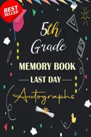5th Grade Memory Book Last Day Autographs Keepsake for Kids