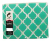 Zip-it Storage Pouch for Binders (Pattern Play, Green & White; Semitransparent)