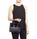 MARC JACOBS THE GRIND KEY POMPOM LOGO MINI SHOULDER TOTE I LOVE SHOES