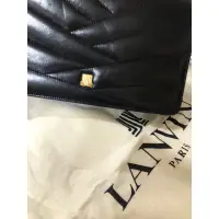 在飛比找蝦皮購物優惠-法國製🇫🇷 Lanvin 浪凡 古董包 側背包 黑方包 vi