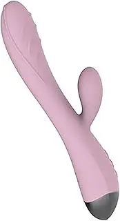 Vibrators with Clitoral Stimulation with Unique Fluttering and Vibrant 2 in 1 Design, dildovibrator Massager for clit Vagina Stimulation, Sex Toys for Couples Women,Pink
