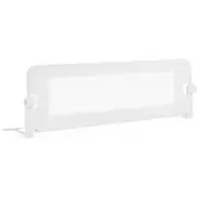 Babyjoy 120cm Baby Safety Bed Rail Guard Folding Universal Bedrail w/Fixation Strap White
