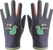 [NICEYEA] Windproof and Cold-Resistant Padded Children's Snowman Gloves, Children's Gloves, Winter Gloves, Windproof Gloves
