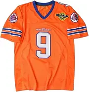 [Tocament] 90s Football Jersey for Party,Bobby Boucher #9 The Waterboy Sandler 50th Anniversary Movie Football Jersey
