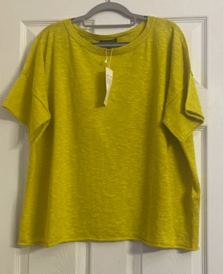 NWT $168 Eileen Fisher Organic Cotton/Organic Linen Pullover 3X