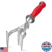 Garden Weasel Double-Sided Garden Cultivator/Tiller | Cultivate, Till, Break