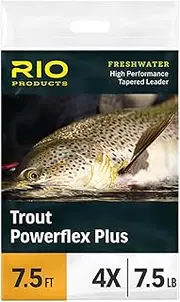 Rio Fly Fishing Powerflex Plus 9ft Leader 3 Pack