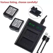 Battery or charger for Panasonic Lumix CGA-S006 DMC-FZ35 DMC-FZ38 DMC-FZ50 FZ30