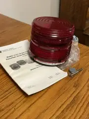 NEW Federal Signal Electraflash RED Strobe Warning Light #141ST-120
