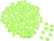 KICHOUSE 100pcs Night Light Pebbles for Fish Tank Garden Decorative Aquarium Stones Safe for Fish Freshwater Saltwater Landscape Design