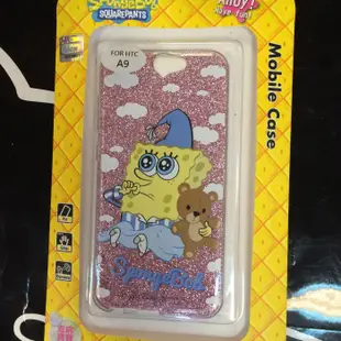 Gift41 4165 新莊店 HTC A9 spongebob 海綿寶寶 藍 睡衣 造型 手機殼 D19-1654