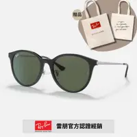 在飛比找PChome24h購物優惠-【RayBan 雷朋】圓形金屬鏡腳太陽眼鏡(RB4334D-