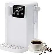 Home 3 litres Water Tank 2000w Hot Water Dispenser with Led Touch Screen 12 Temperatures Adjustable Dry and Overheat Protection Lock Countertop Water Filter for Tea Coffee and Water