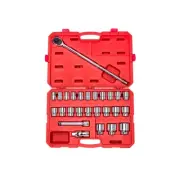 Tekton SKT35205 3/4" Drive 12-Point Socket/Ratchet Set, 26-Piece