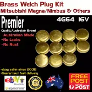 Brass Welch Plug Kit Brass Expansion Welsh Plugs Fits Mitsubishi 4G64 16V