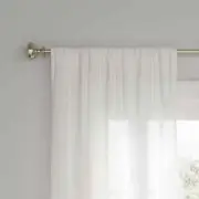 Threshold Light Filtering Solid Window Curtain 54x95" 1 Panel Farrah White