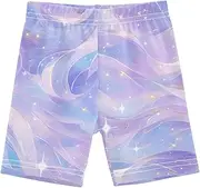 [Caihoyu] Shorts for Teen Girls Stretchy Cotton Volleyball Shorts Bathing Suits for Dance Party