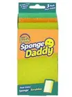Scrub Daddy Sponge Daddy Cellulose Sponge with Scouring Pad (3-Pack) No Scratch