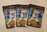 2024 Topps #283 Emmet Sheehan RC 3 Card Lot