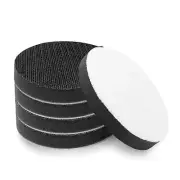 5 Pack 3 Inch Interface Pad Hook and Loop Soft Sponge Cushion Buffing Pads