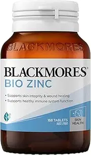 Blackmores Bio Zinc | Supports Immune System, Wound Healing, Skin & Reproductive Health | 168 Tablets