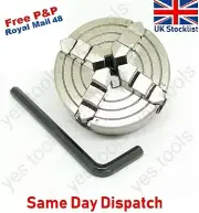 Mini Lathe Chuck 4 Jaw Independent 65mm MT 1 2 3 Engineers Watch Makers
