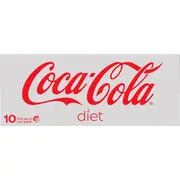 Coca-Cola Diet Soft Drink Multipack Cans 375mL X 10 pack