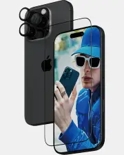 PanzerGlass 2-in-1 Bundle for iPhone 16 Pro