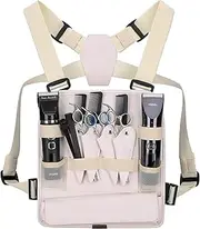 Muserise Leather Fashionable & Functional Chest Rig Bag for Barbers, Stylish Haircut Tools Storage Chest Bag for Barber
