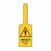 Warning - Unsafe - Do Not Use (Self-Locking) | Lockout Tags