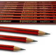 12 x Staedtler Tradition Pencils - Graded Set - 6B 5B 4B 3B 2B B HB F H 2H 3H 4H
