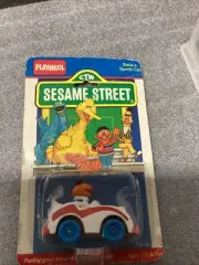 Playskool Sesame Street Ernie Sports Car Vintage In Package