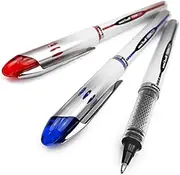 (Mixed) - Uni-Ball Vision Elite - UB-200 - Liquid Ink Rollerball Pen - Pack of 3 (Mixed)