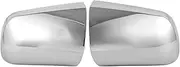 2pcs Rearview Side Mirror Cover Cap ABS Chrome Replacement for Opel Vectra B 1995‑2002
