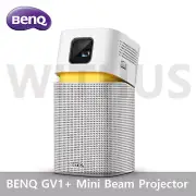 BenQ GV1+ Mini Beam Projector Portable Projector with HDMI to USB C Adapter