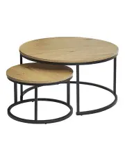 [Cooper & Co] Nesting Sonoma Coffee Tables Set Of 2 in Natural