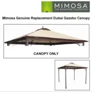 Mimosa Genuine 3 x 3m Dubai Gazebo Replacement CANOPY ONLY Water Resistant