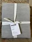 Pottery Barn Emery Linen Grommet Light Filtering Curtain 50" x 108" Light Grey