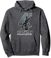 [Marvel] Black Panther Action Pose 4th Birthday Hoodie