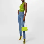 Christian Louboutin Loubi Duniss 100 Techno Fluo Slingback NEW 38 38.5 39 $1095