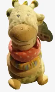 KellyBaby Soft Plush Stackable Baby Build-It Playset - Multi-Color Giraffe Toy