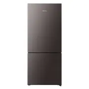 Hisense 417 Litre Bottom Mount Fridge - Taupe Steel