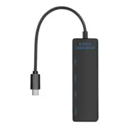 4 Port USB3.0 Hubs Fast Speed 5Gbps Type C USB Splitter Hubs PC Accessories