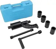 Torque Multiplier Wrench, Labor Saving Lug Nut Wrench Set with 4 Sockets and Carrying Case, :69 4800N.M Torsion, Heavy Duty Lug Nuts Remover for Semi Truck, RVs, Buses
