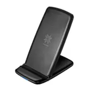 W3 Pro Qi Wireless Charger For iPhone11 pro XR MAX Fast Charging Docking Wireless Charger Pad for Samsung Note8 S10 S9 Plus black