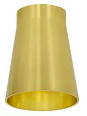 MFL By Masson Script Tapered Shade in Brass