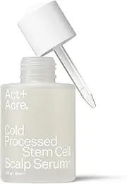 Act+Acre Cold Processed Apple Stem Cell Scalp Serum - Promotes Growth and Lessens Hair Loss - Soothes and Hydrates the Scalp - Sulphate and Paraben Free - Aloe Vera for Improved Scalp Health.