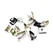Car Console Instrument U-type Metal Clips Panel Dash Mixed Fastener Retainer Kit (for: MG)