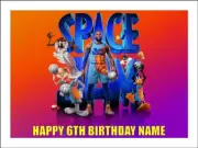 Space Jam 2 Edible Icing Image Birthday Cake Decorations